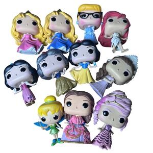 Disney Princess Funko Pop Vinyl Figure Lot of 11